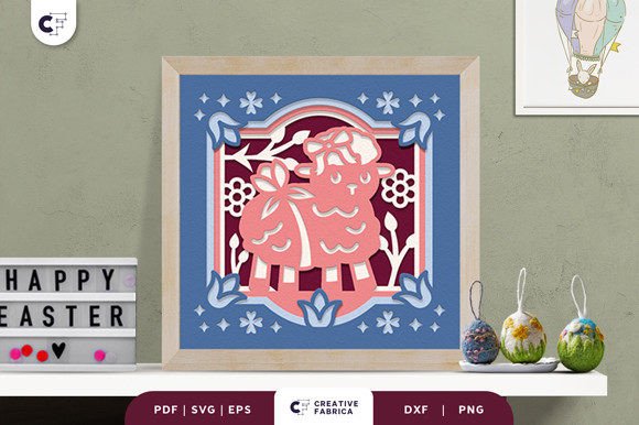 Download Vintage Animal 3D Shadow Box Paper Cut - Premium Resources