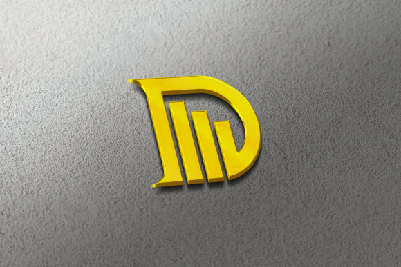 Download 3D Gold Logo Mockup - Gold logo mockup Collection