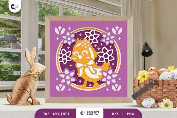 Download Victorian Easter Animal 3D Shadow Box - Premium Resources