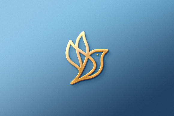 Download Paper Gold Logo Mockup - Gold logo mockup Collection